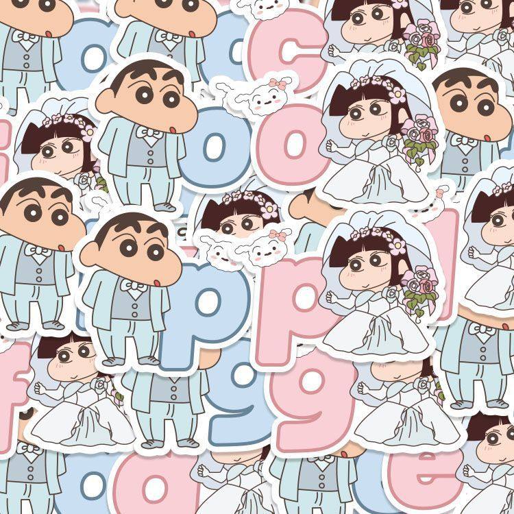 200张蜡笔小新情侣字母贴纸卡通可爱手帐手机日记电脑相册装饰DIY,文具电教/文化用品/商务用品,贴纸/立体贴纸,淘宝优惠券,粉丝福利购,淘宝优惠卷