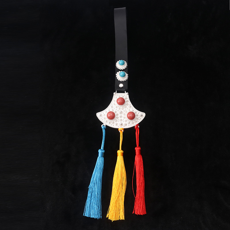 藏式藏族女士藏袍藏服皮带配饰腰巾挂件腰链腰间饰品挂件流苏配件