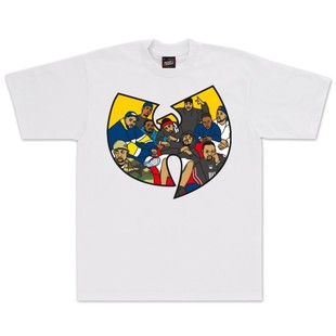 短袖 Clan纽约少林HIPHOP街舞BBOY说唱大码 T恤 Tang 美国武当派Wu