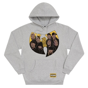 连帽卫衣 Clan少林武堂HIPHOP说唱街舞BBOY厚款 美国武当派Wu Tang