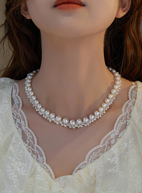 原创爆闪猫爪个性项链