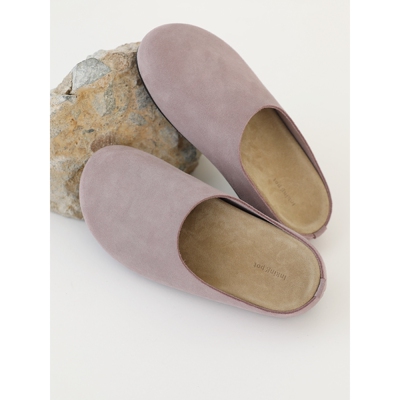 彭姐厚底真皮包头博肯拖鞋女