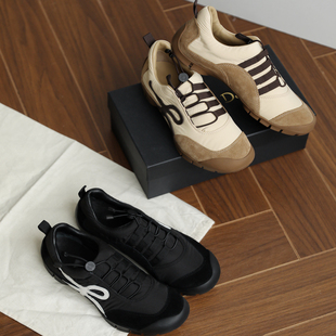 户外登山鞋 InkingPot彭姐 真皮拼接德训鞋 女轻盈透气休闲鞋 新 春季