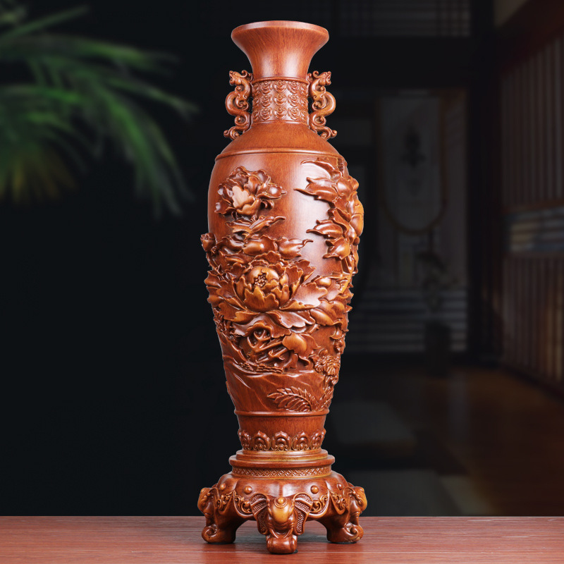 抖音爆款落地大花瓶中式博古架