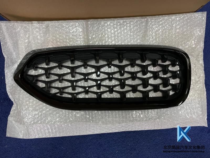 bmw宝马原厂 z4 g29 前亮黑色中网一对 高光泽黑进气 车标 黑武士
