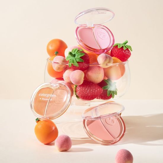 韩国直邮colorgram双色半半腮红