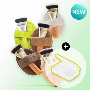 韩国直邮Happyrim合作研发The tool lab化妆刷+粉扑套装送收纳盒