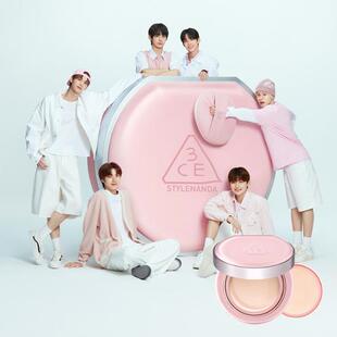 韩国直邮3ce三熹玉新款水雾粉气垫水光保湿柔焦干皮持久带替换