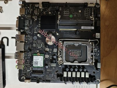 h610主板 itx 主板dc供电送台达90瓦电源送无 线网卡