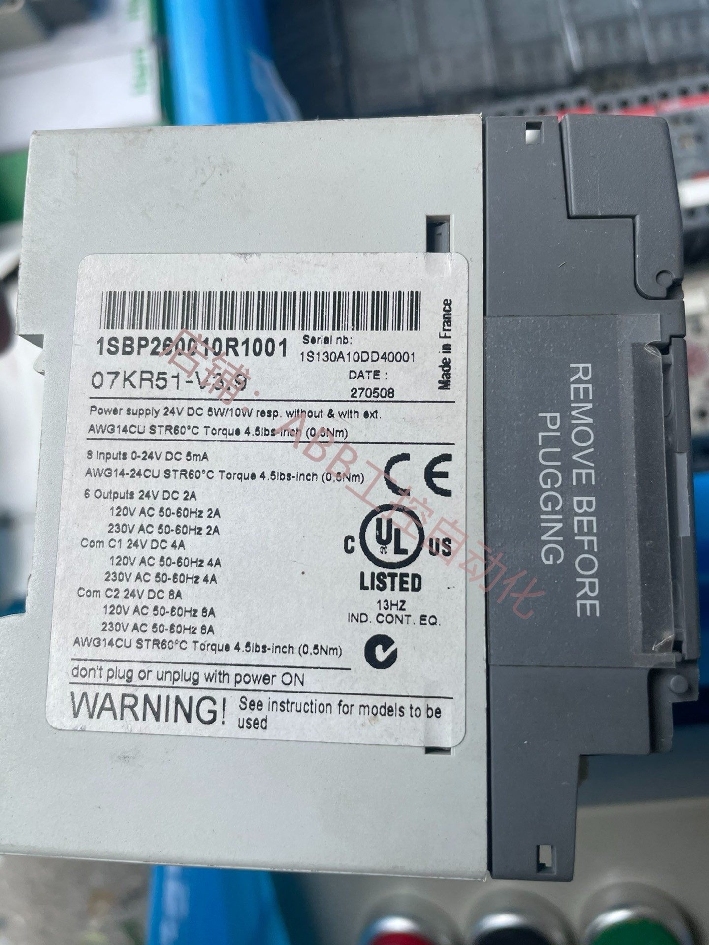 abb plc 07kr51-v39