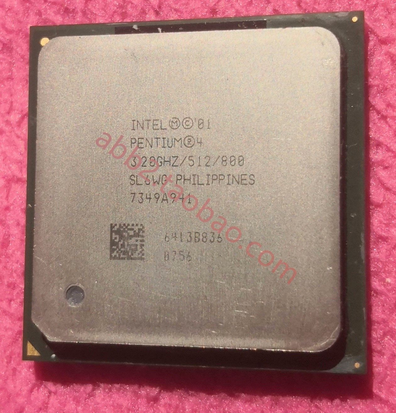 英特尔intel 奔腾pentium4 32c p4 cpu 32ghz512800 478针 865主