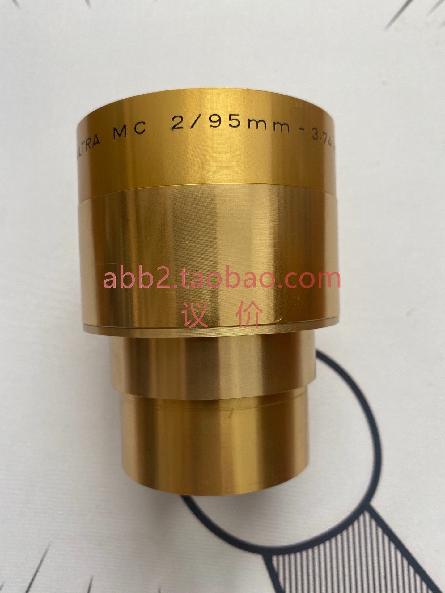 施耐德 isco 95/2 放映头mc镀膜色彩浓郁锐度 高前镜片后镜片轻微