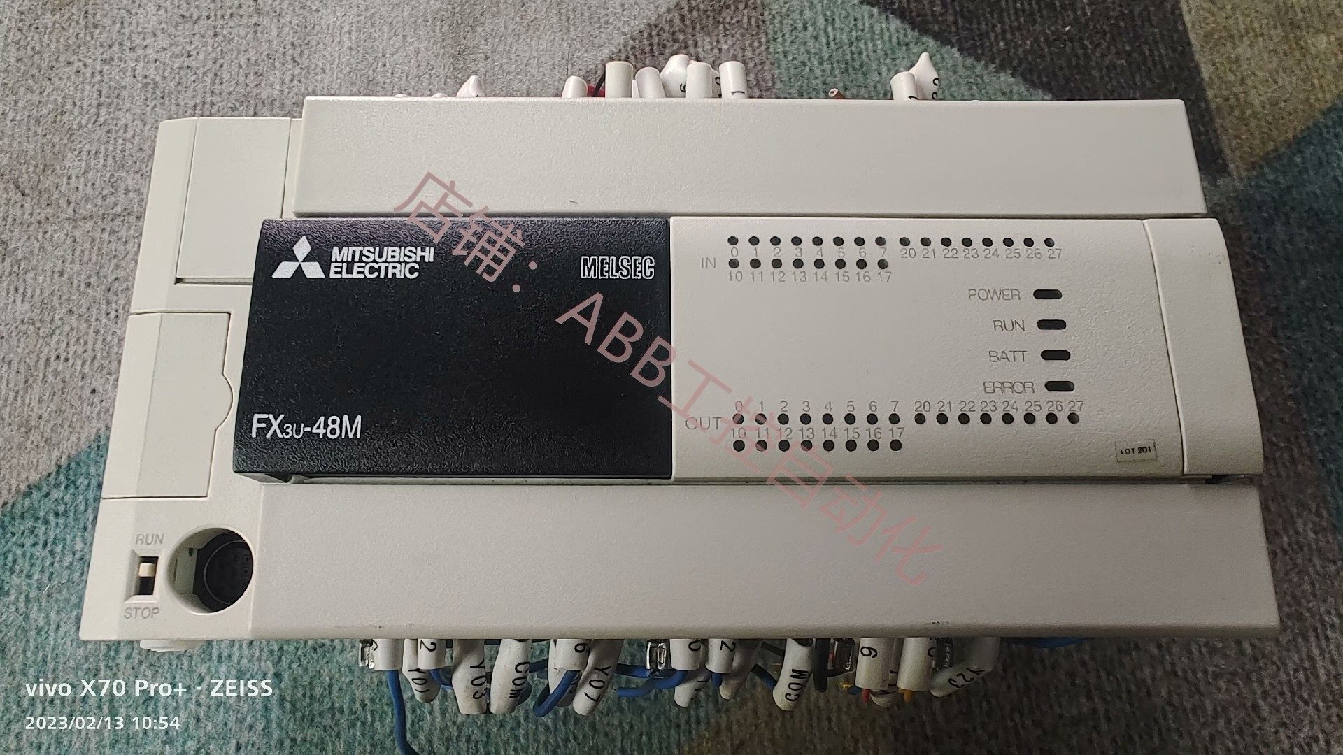 三菱plc  fx3u-48mtes-a一个