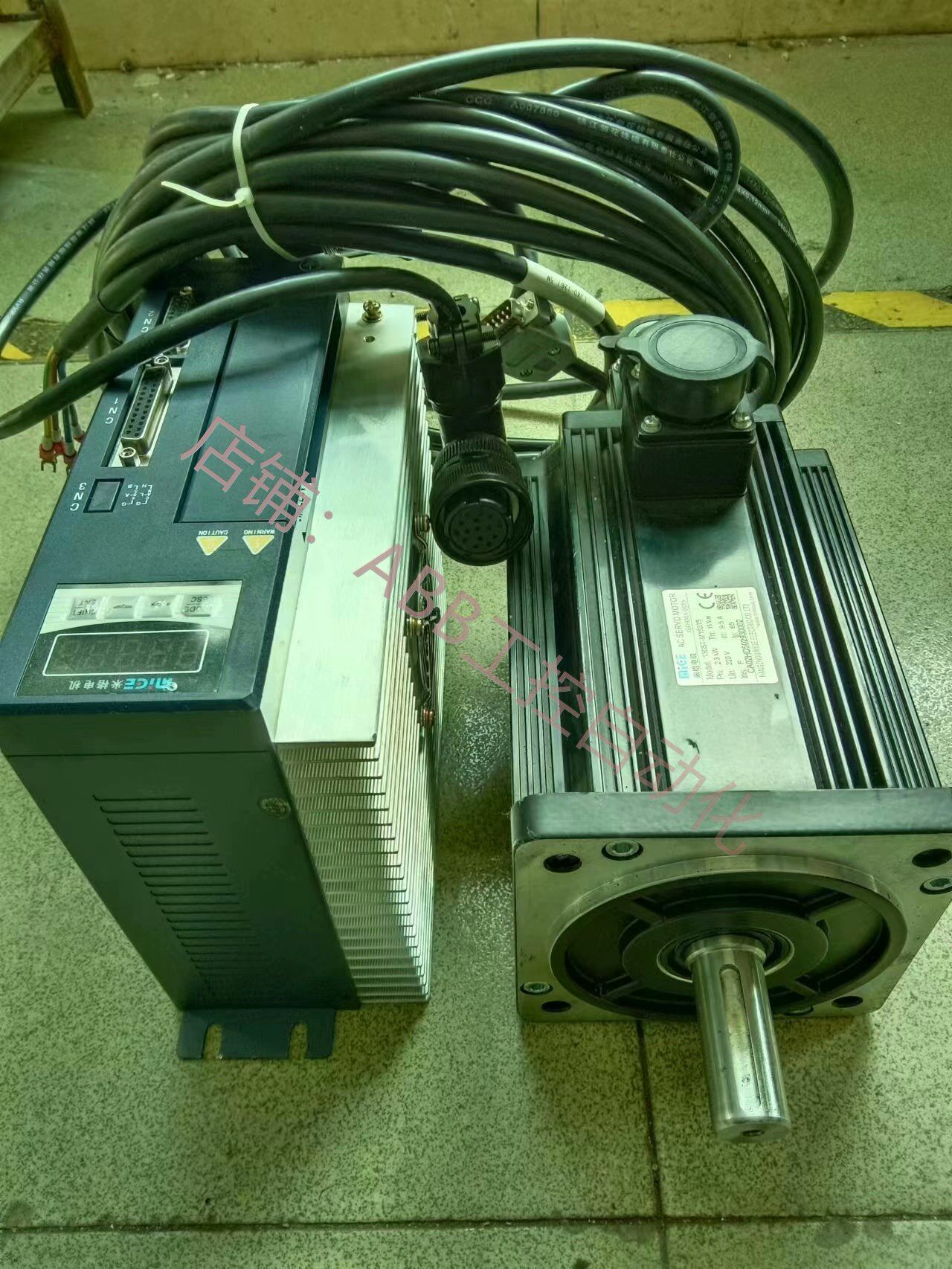 米格交流伺服电机驱动器套装130st-m15015驱动器 dhe3210一∨t(pr