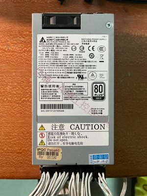 台达1u flex 400w全模组电源 优特诚18年买-直稳定使用可以带1660