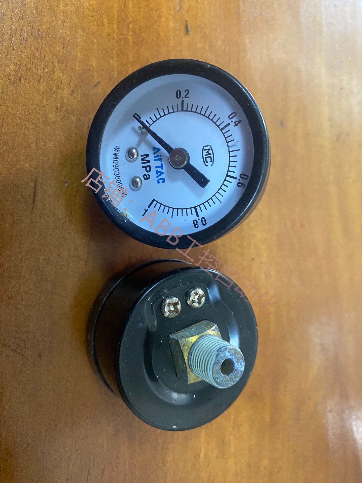 airtac亚德客压力表gs gf gu40 50 60高精 密过滤器用嵌入式气压