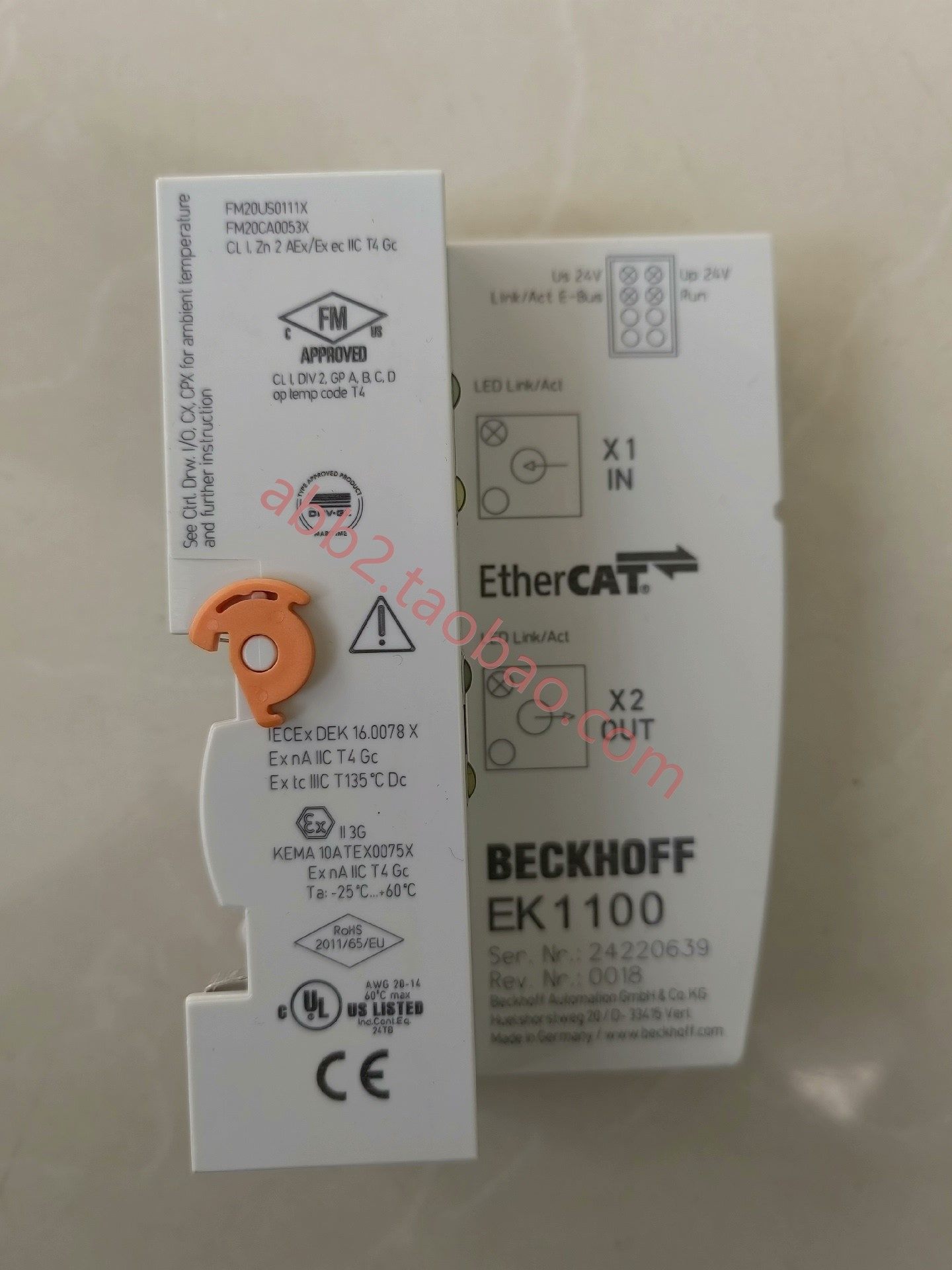 倍福 ek1100  全新  22年货 无任何划痕 无 介者慎拍