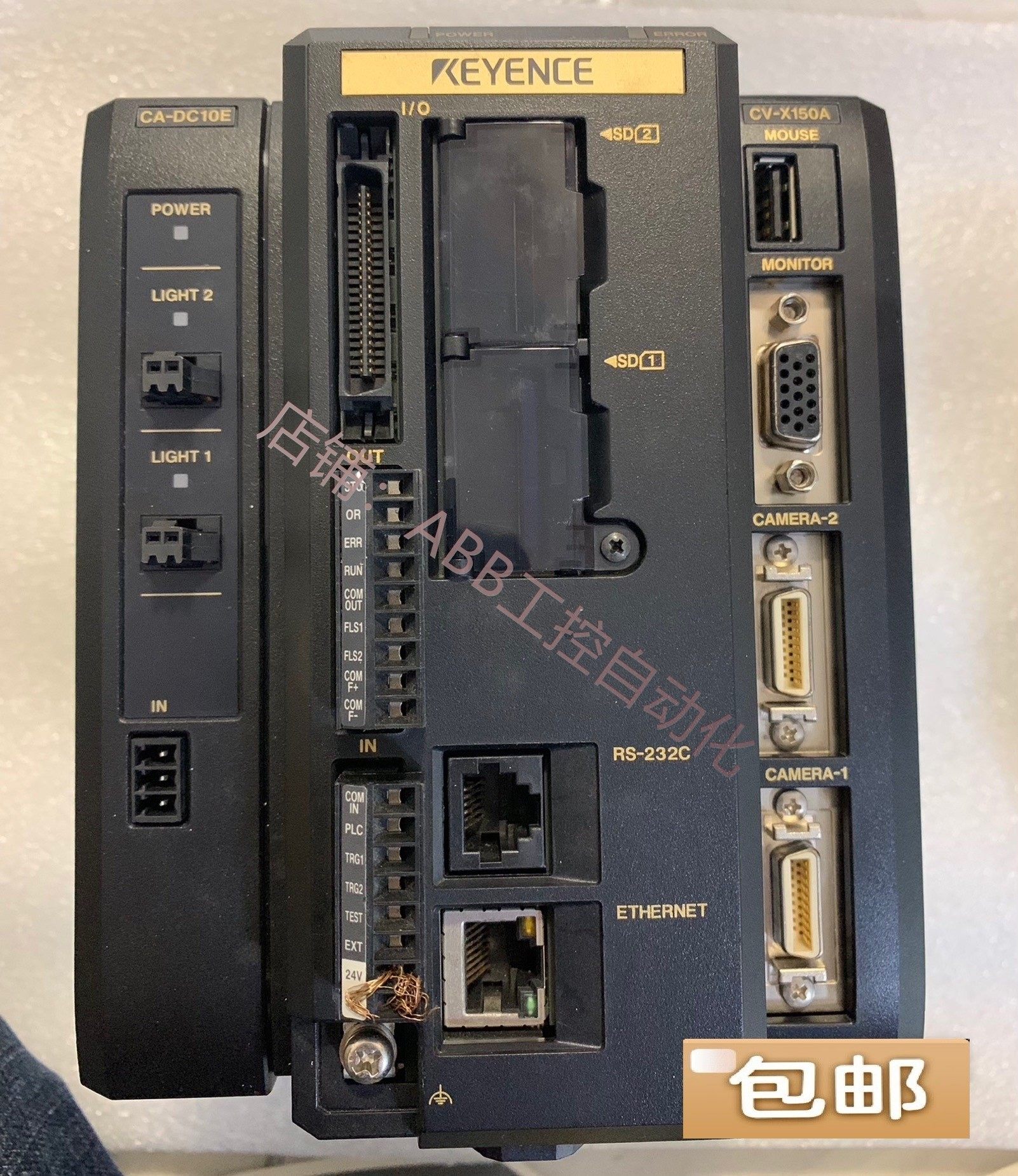 keyence基恩士ca-dc10e cv-c150a视觉系 统控制器