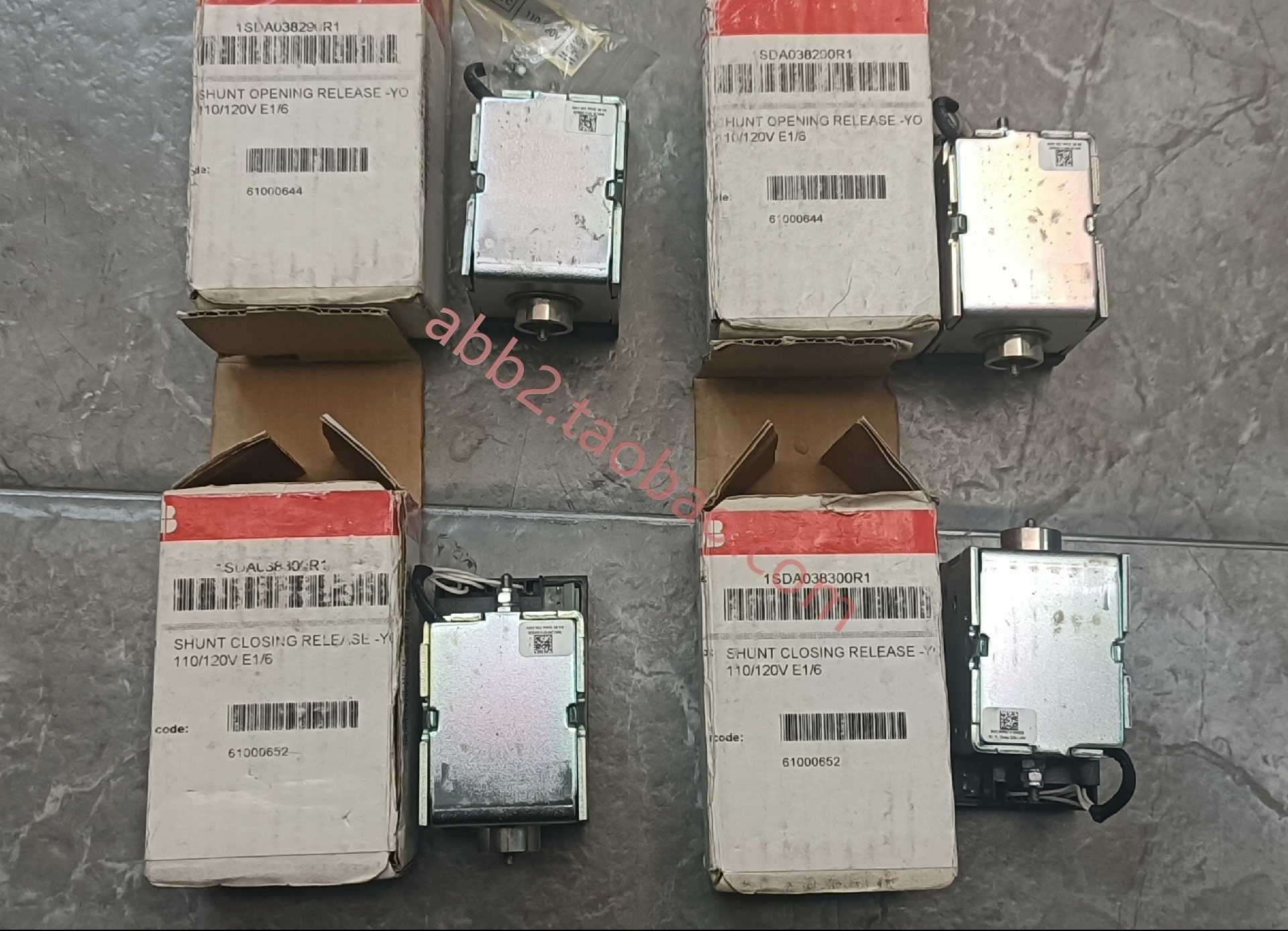 abb合闸分闸线圈yoyc yo-1sda038292r1 yc-1sda038302r1 商品盒子