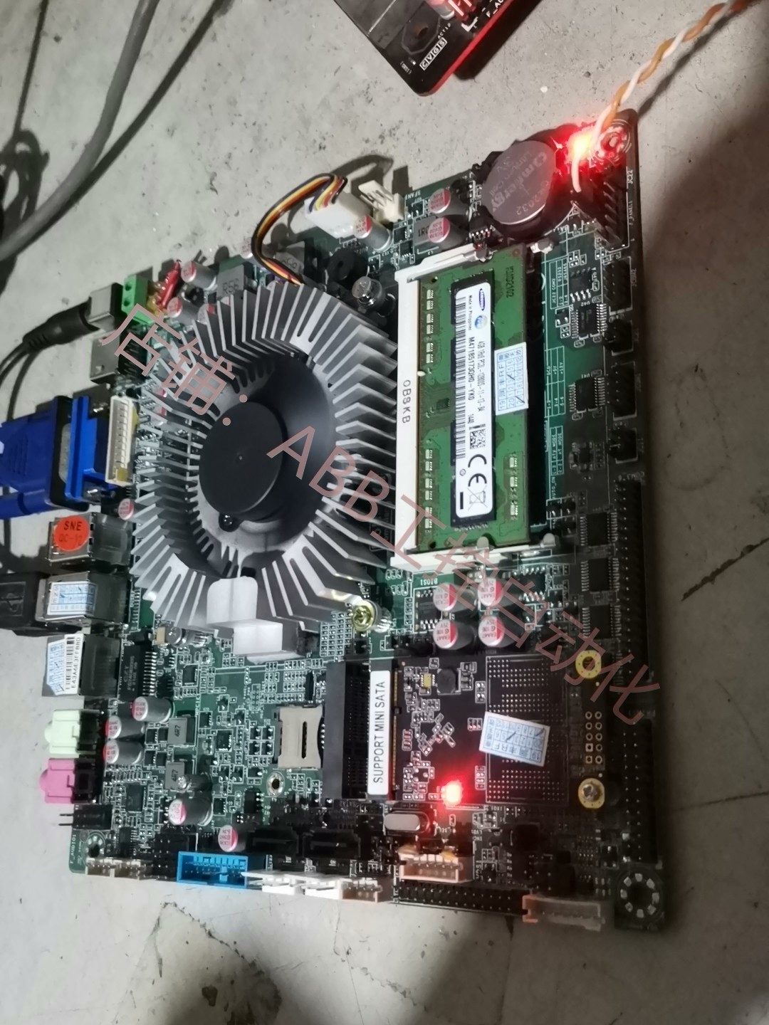 工控工业一体机小主板集成i5 4210u  itx17x17