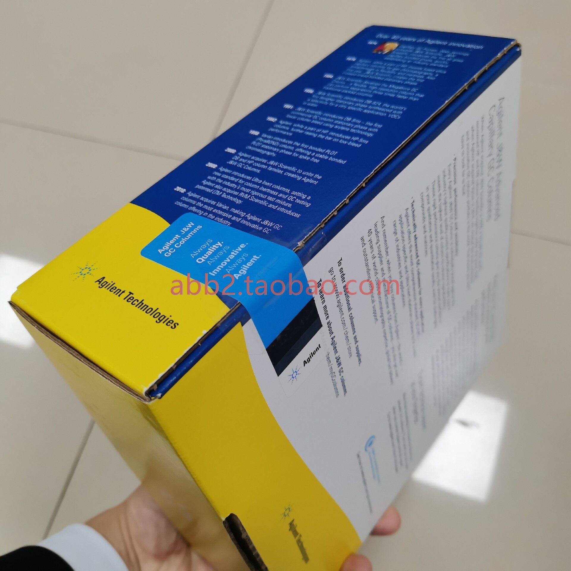 2022年全新安捷伦气相色谱柱19091j-413-key hp-5两根