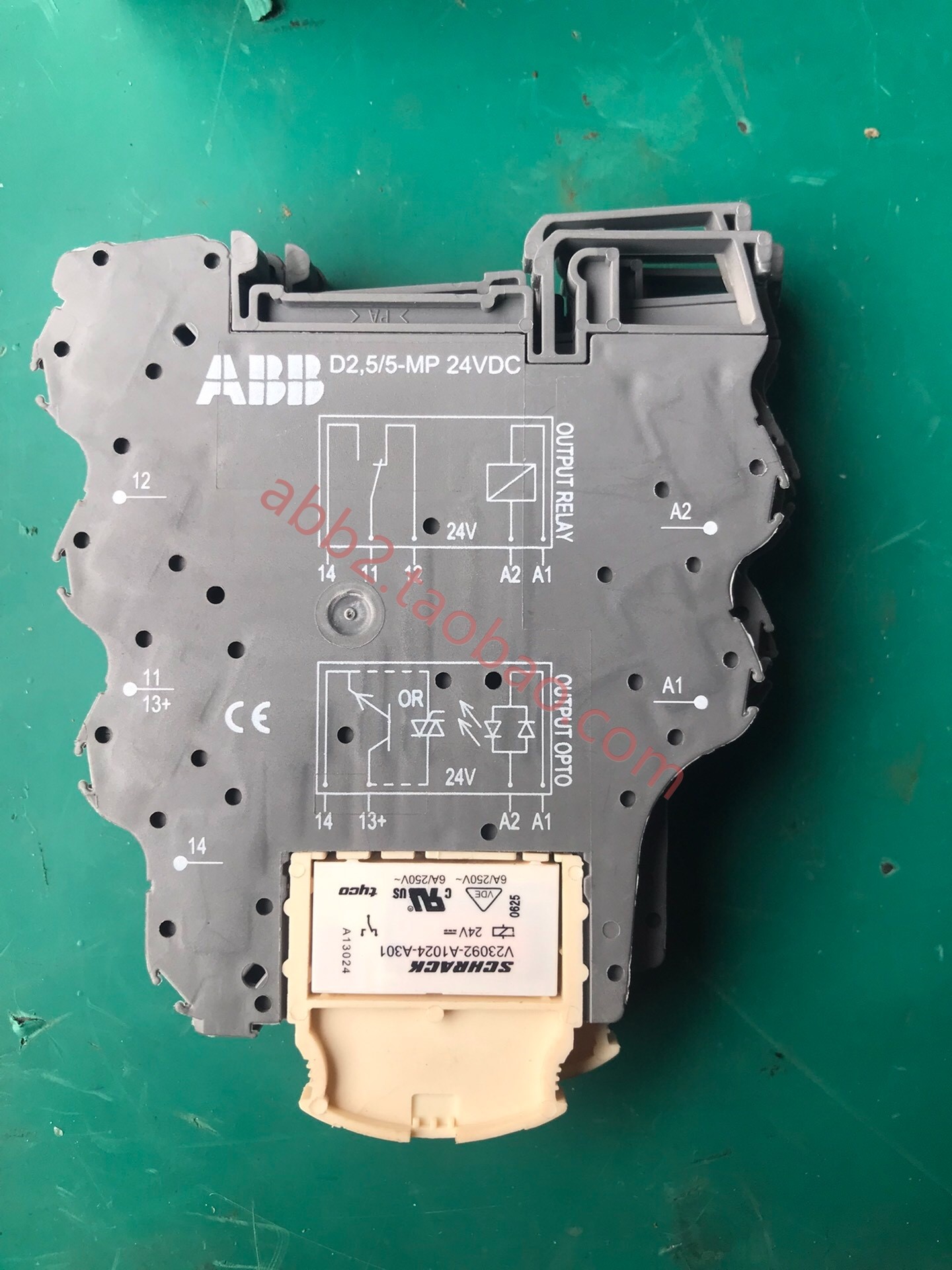 ABB超薄继电器可以机 D255-MP24VDC4个