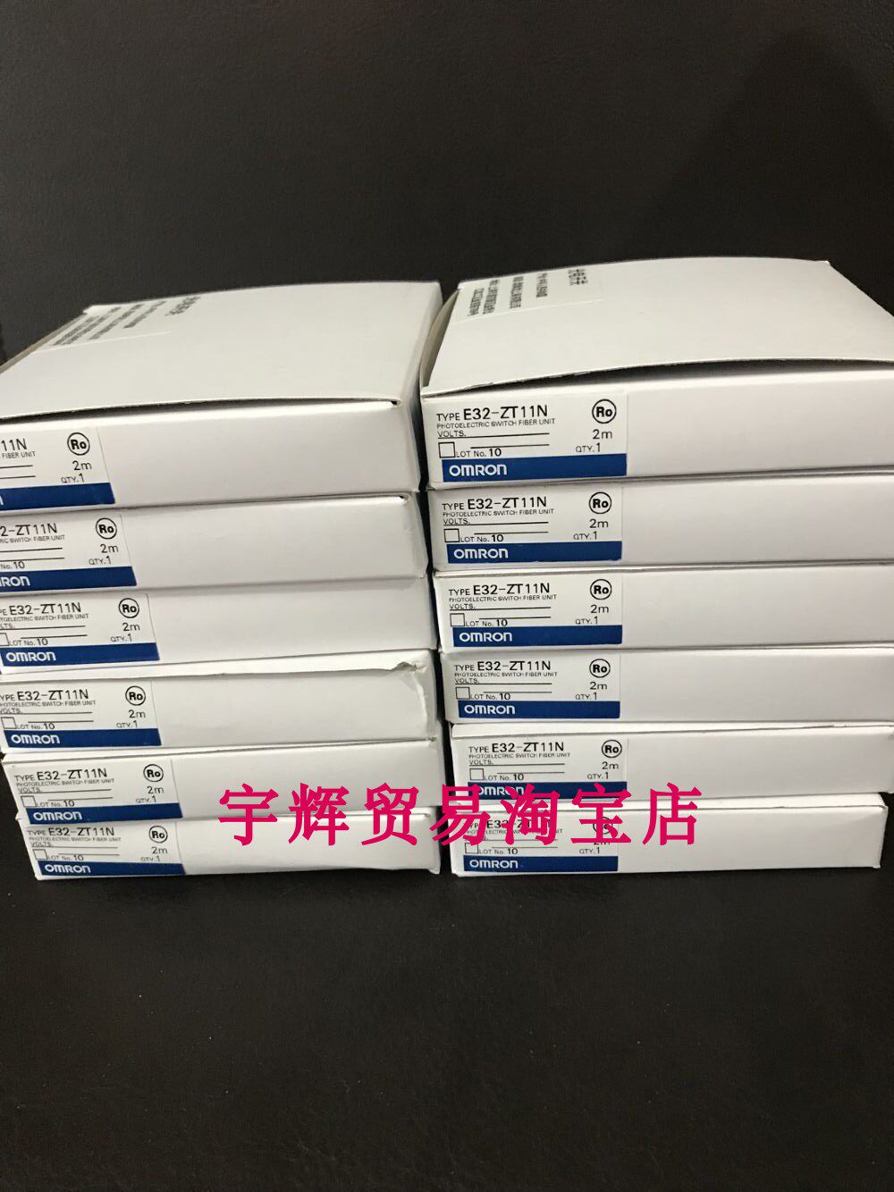 原装OMRON欧姆龙光纤放大器传感器E3X-ZD11 2M E32-ZT11N 2M