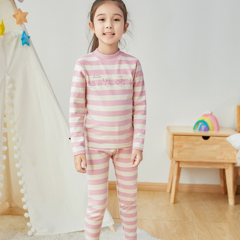 英博伦中领舒绒棉家居服女