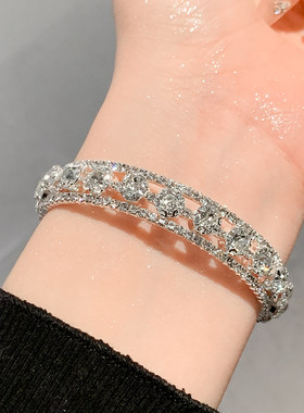 闪钻手链女款ins小众设计水钻