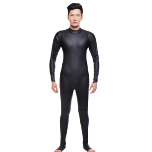 PU绒全身连体游泳衣 加厚冬泳服 硅胶防水防寒保暖泳衣 NSA 5511