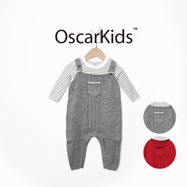 背带裤男女宝宝婴儿儿童纯棉针织毛衣两件套装秋新品爬服,童装/婴儿装/亲子装,连身衣/爬服/哈衣,淘宝优惠券,粉丝福利购,淘宝优惠卷