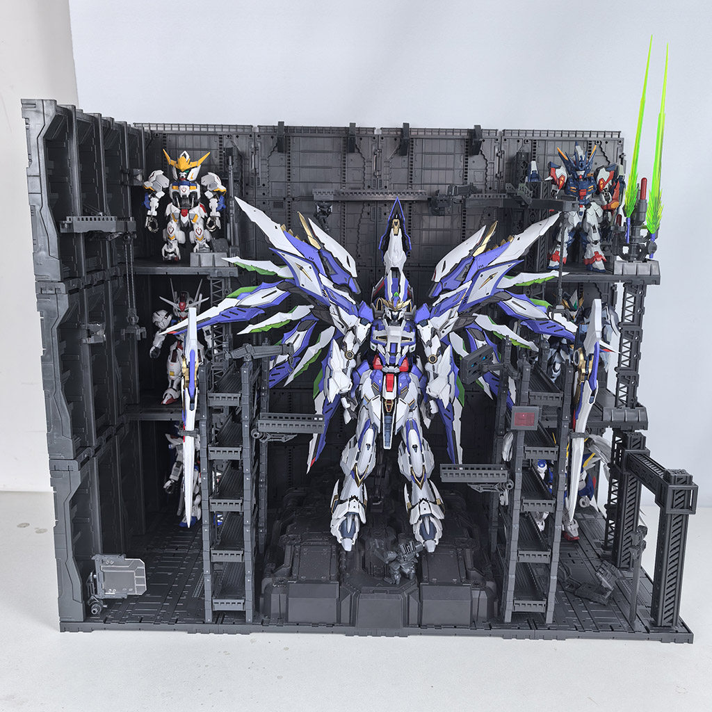 天幕 MGSD RG MG 变形金刚 格纳库 整备架 前线基地场景 拼装模型