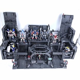 RG HG MGSD 适用格纳库机库基地机巢整备架场景拼装模型配件