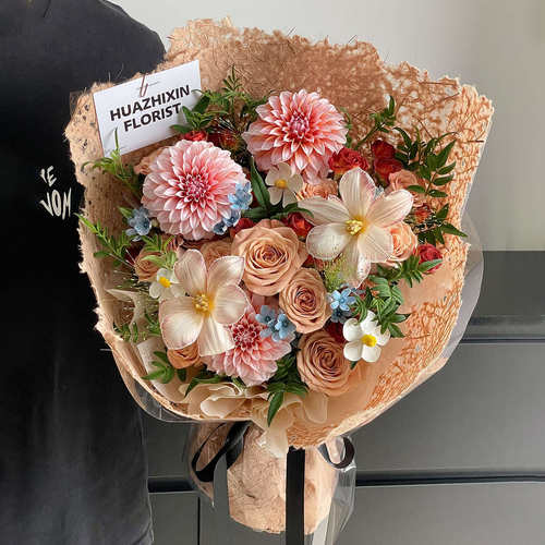 秋冬系列·美拉德包装纸鲜花包花纸花艺花店礼品网红卡布奇诺包装