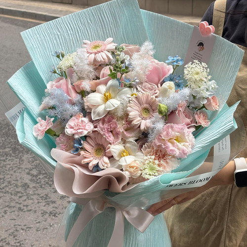 手工百折纸褶皱纹理纸艺术纸鲜花花束包装纸花艺花店手工diy材料