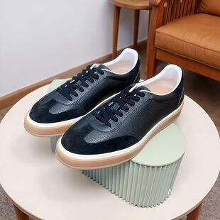 欧洲站经典时装反绒LP德训鞋男女系带休闲板鞋平底舒适运动小白鞋