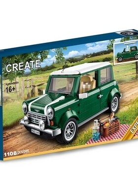 创意科技系列10242 Mini Cooper迷你车拼装积木玩具10568