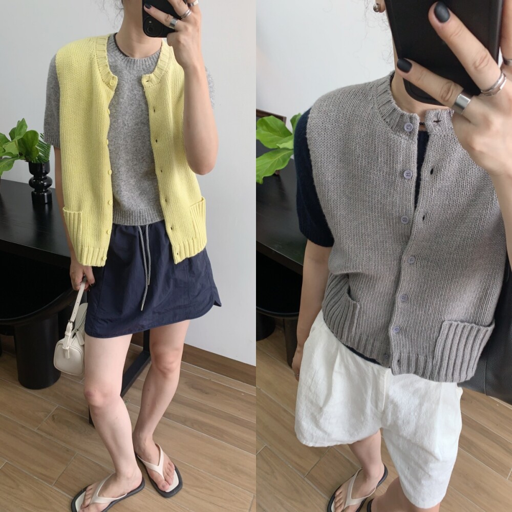 30羊毛混纺 韩代彩色马甲早秋冬叠搭无袖简约开衫圆领粗针复古女,女装/女士精品,马夹,淘宝优惠券,粉丝福利购,淘宝优惠卷