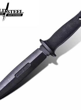 冷钢COLDSTEEL橡胶系列武术训练短刀户外防身92R10D橡胶和平卫士