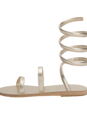 【折扣】ANCIENT GREEK SANDALS 春夏牛皮革环绕式罗马平底凉鞋