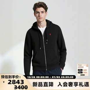 卫衣外套银泰百货 Ami 连帽拉链开衫 25秋冬男女同款 300217 Paris