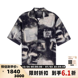 STUDIOS ACNE 春夏男士 复古街头宽松短袖 301574 衬衫 断码