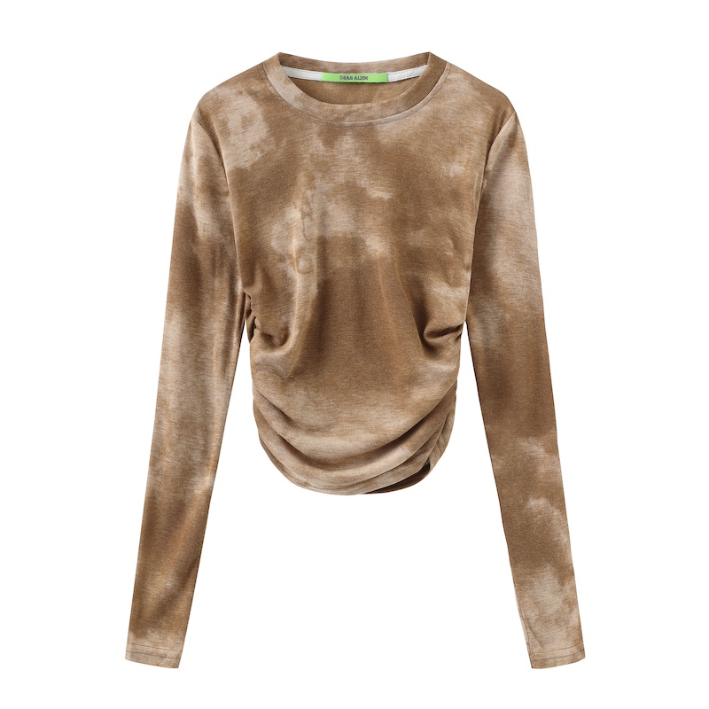 DearAlien扎染长袖上衣