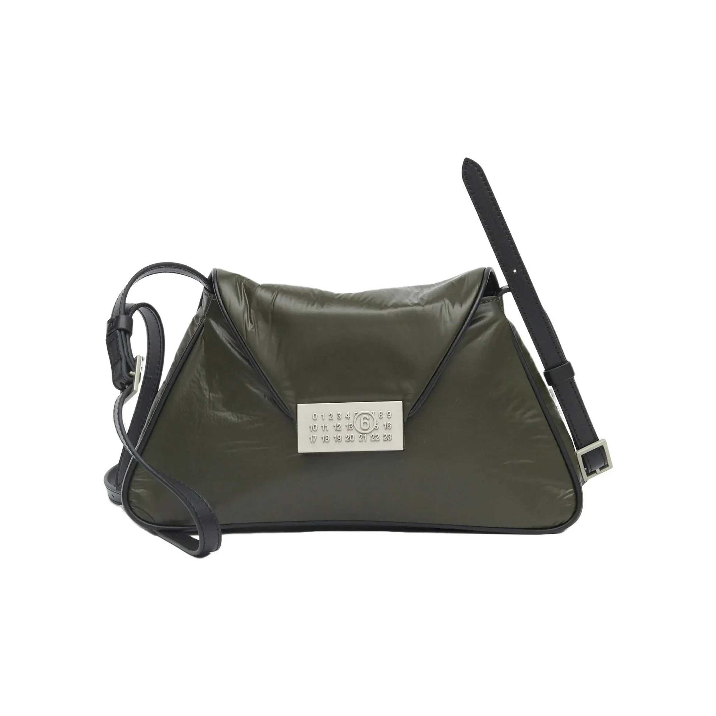 MM6 女士绿色数字标牌单肩斜挎包银泰百货精品 301574,箱包皮具/热销女包/男包,通用款女包,淘宝优惠券,粉丝福利购,淘宝优惠卷