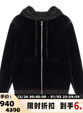 pushBUTTON 日常休闲女士拉链连帽长袖卫衣银泰百货301574