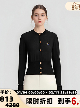 Vivienne Westwood/西太后 新款女士高腰针织开衫银泰百货 300217