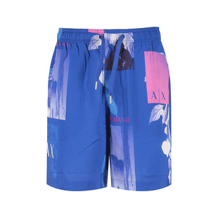 男士 银泰百货 印花休闲短裤 五分裤 300095 沙滩裤 Armani阿玛尼AX