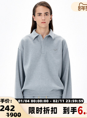 The Last Redemption金晨、张小斐同款男女加绒Polo领卫衣301460