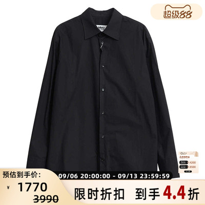 Mm6 Maison Margiela潮流都市女士POLO长袖衬衫裙银泰百货301596