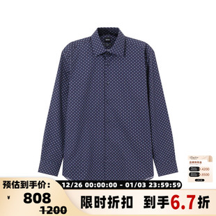 Boss雨果博斯 银泰百货 男士 衬衫 300095 black系列长袖 Hugo